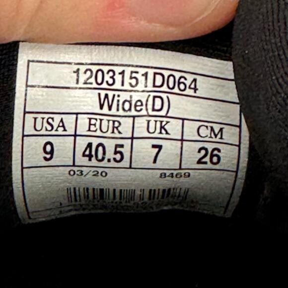 Brooks Ariel 20 blue and black Running Wide sneakers - Picture 4 of 9